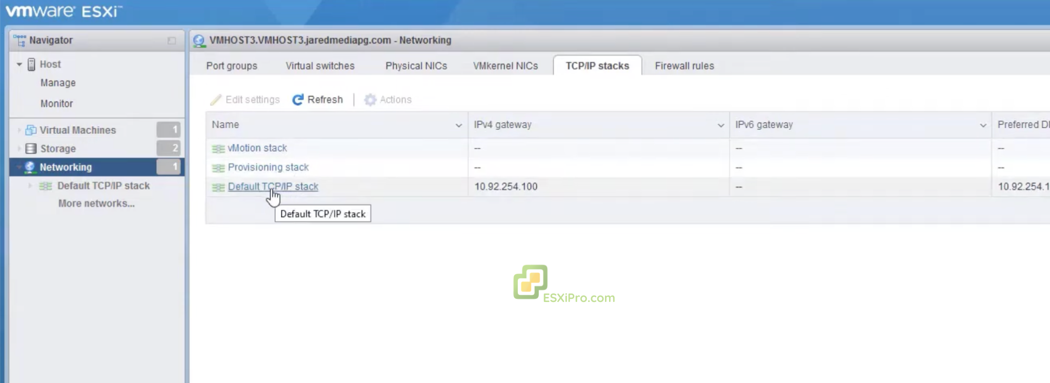 TCP/IP Stack Selection