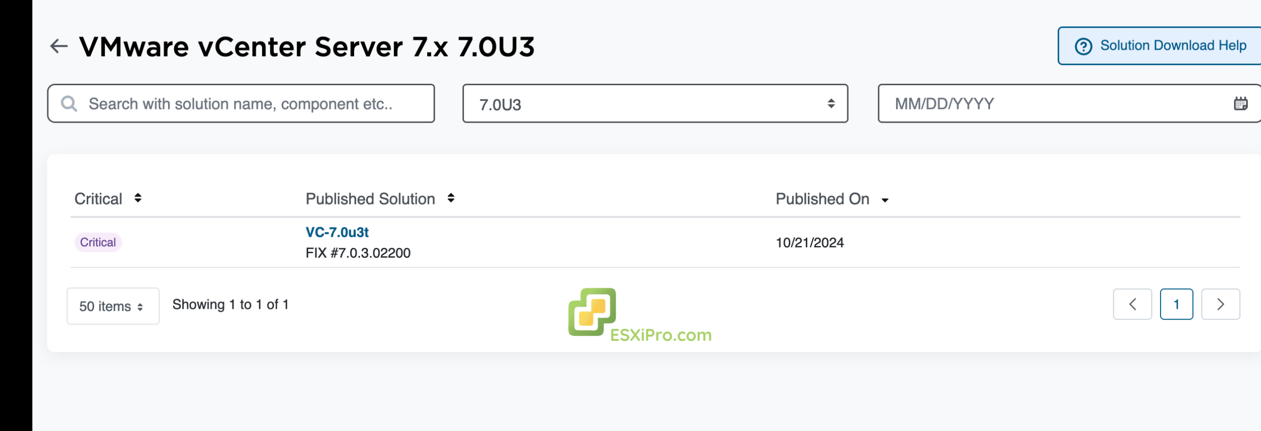 Published Final Solution