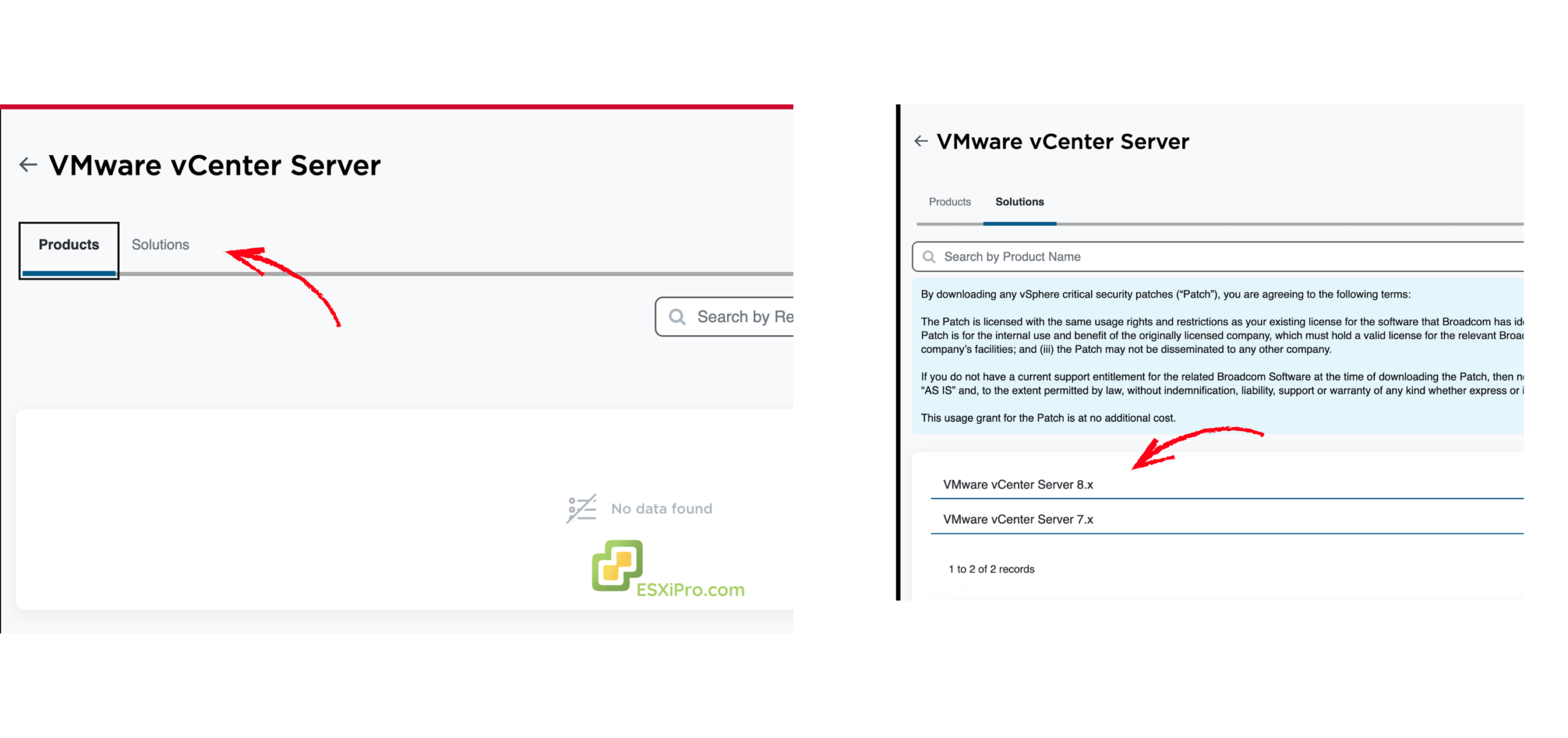 Available Server Versions